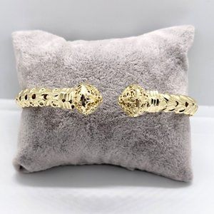 Embrace the Luxe Life with Our Gold Filled Open Cuff Bracelet, Gold Filled Brace